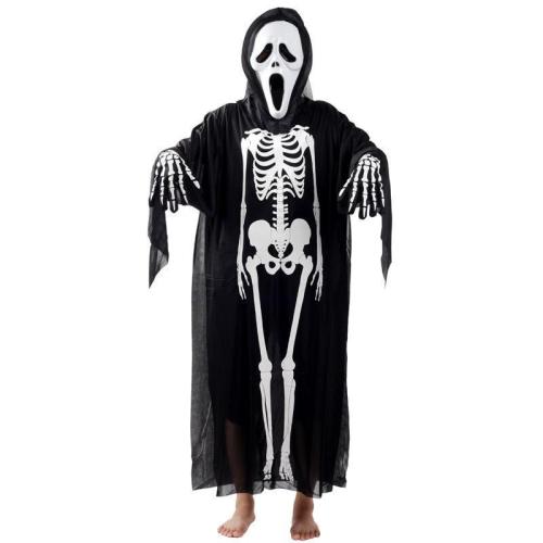 Halloween Cosplay Skeleton Pattern Ghost Clothes