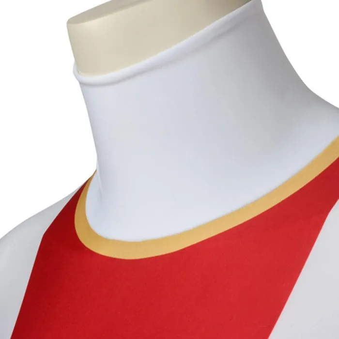 Power Rangers Dino Thunder Red Dino Ranger Cosplay Costume