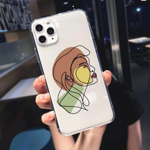 Scribbled Line Art Phone Case For Iphone