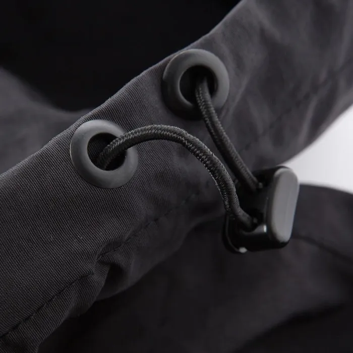 Hooded Jacket Double Layer Windbreaker Jacket
