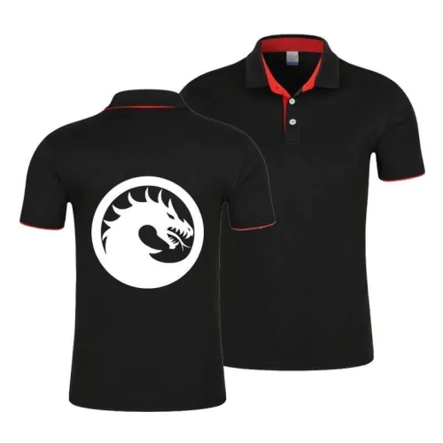 Men'S Short Sleeve Solid Color Polo-2