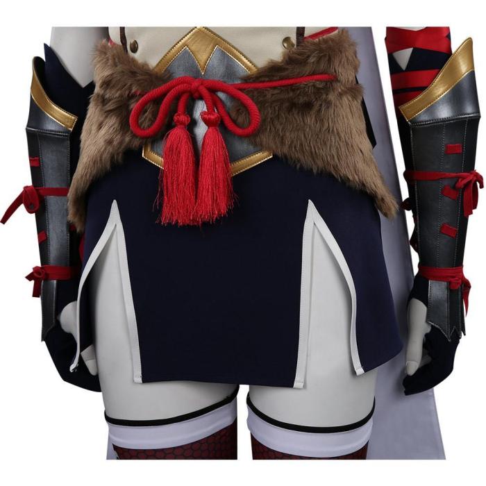 Monster Hunter Rise Mh Rise Women Hunter Outfits Halloween Carnival Suit Cosplay Costume