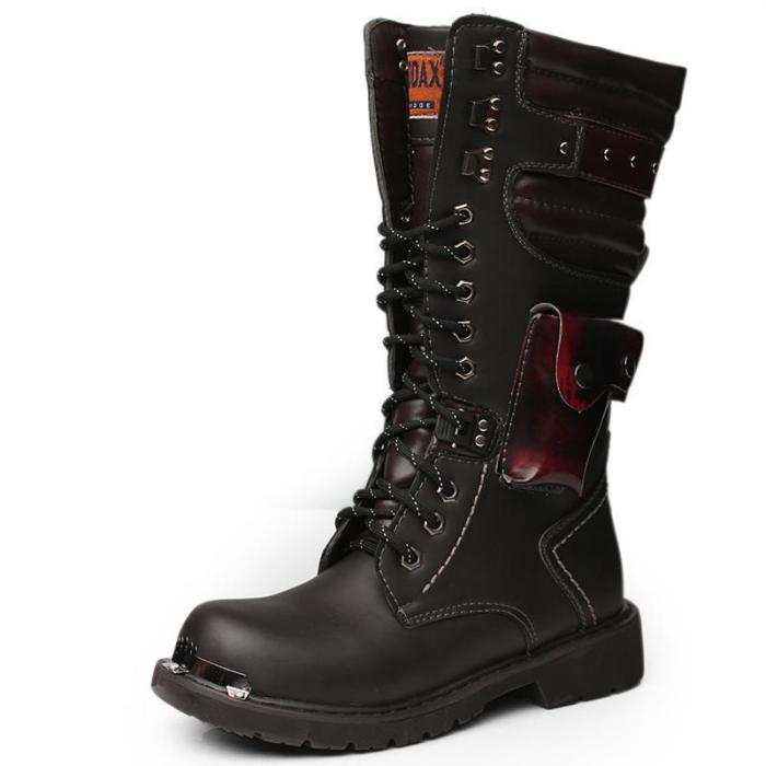 High Tube Outdoor Trend Large Size Big Scalp Tooling Boots