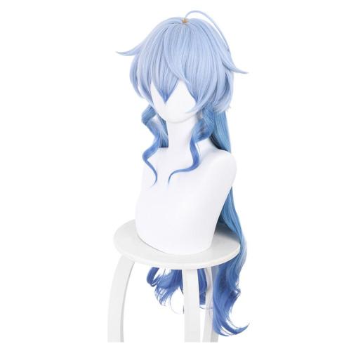 Genshin Impact Ganyu Heat Resistant Synthetic Hair Carnival Halloween Party Props Cosplay Wig