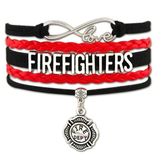 Infinity Firefighters Bracelet