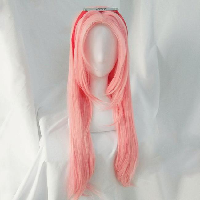 Haruno Sakura From Naruto Halloween Pink Cosplay Wig