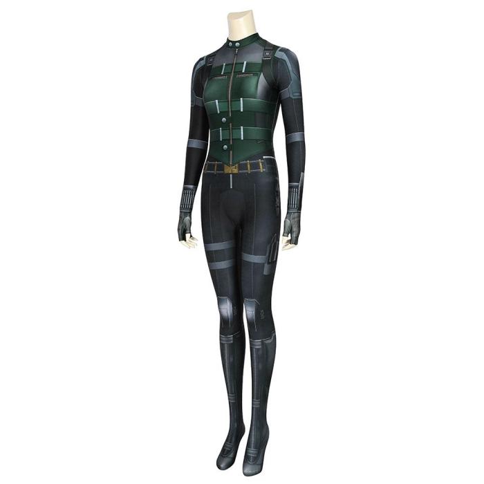 Black Widow Natasha Romanoff Avengers 3: Infinity War Jumpsuit Cosplay Costume -