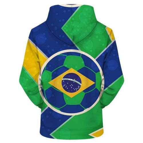 Brazil World Cup 3D - Sweatshirt, Hoodie, Pullover