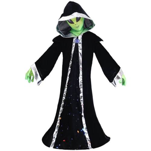 Kids Alien Lord Senior Civilized Visitor Uniform Cosplay Costume