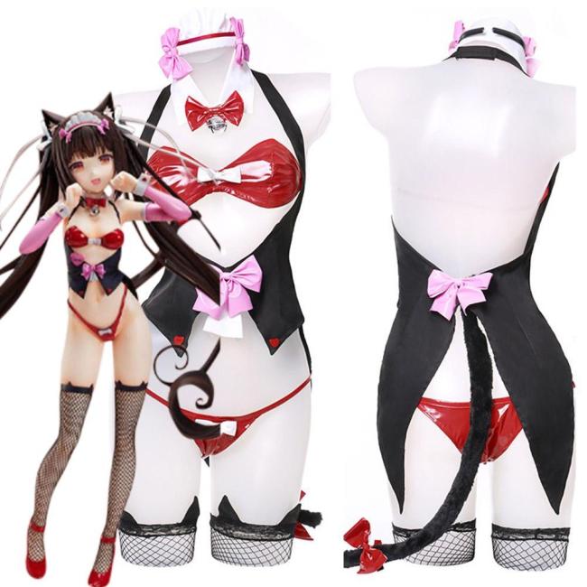 Nekopara Chocola Bunny Girl Halloween Carnival Suit Cosplay Costume