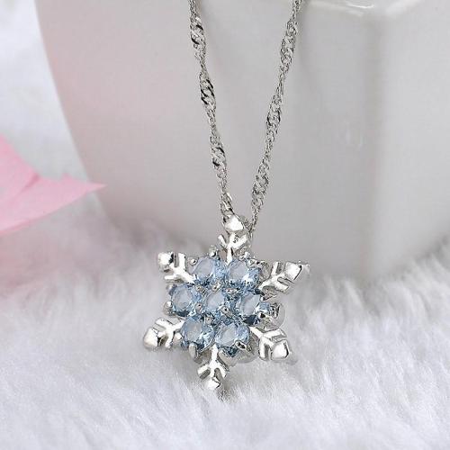 Winter Frost Crystal Necklace