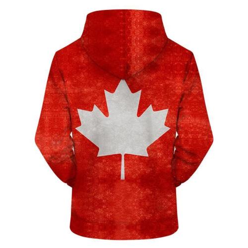 Canadian Leaf 3D - Sweatshirt, Hoodie, Pullover
