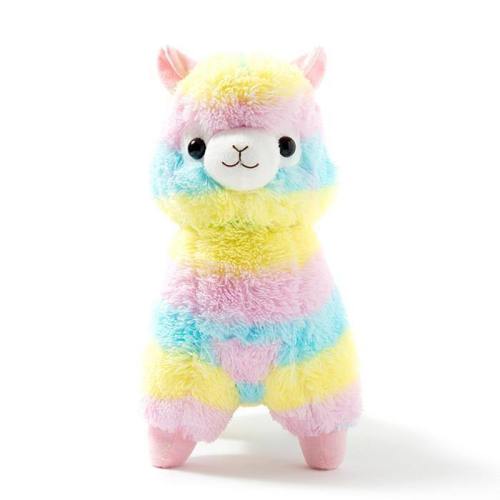 Rainbow Alpaca Plush