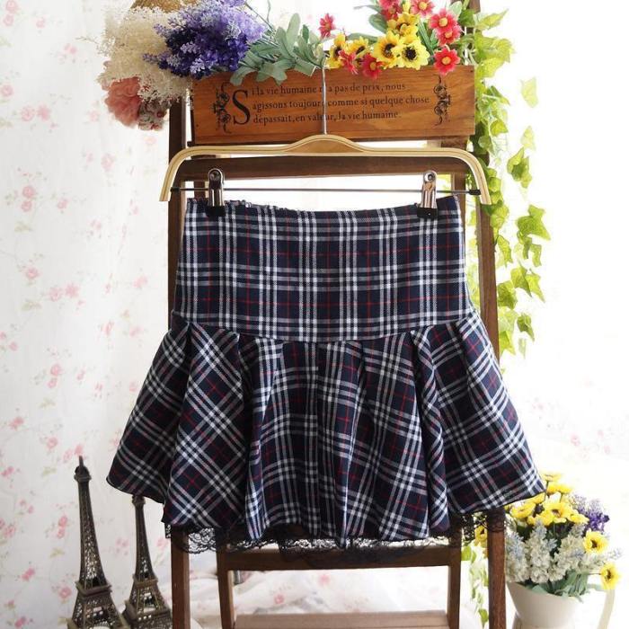 Plaid School Girl Skirt