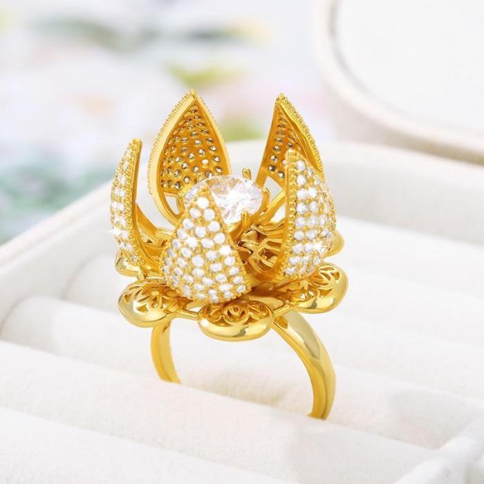 Flowclaw Adjustable Flower Blooming Ring