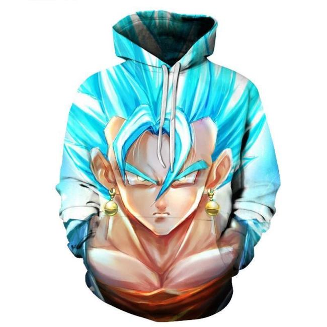 Ssj God Gogeta 3D Sweatshirt Hoodie Pullover