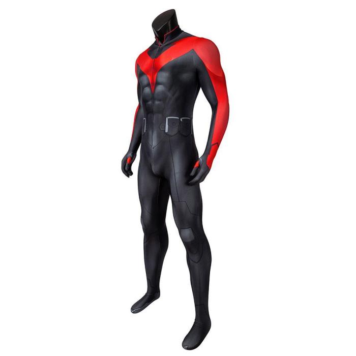 Nightwing Teen Titans The Judas Contract Jumpsuit Cosplay Costume -