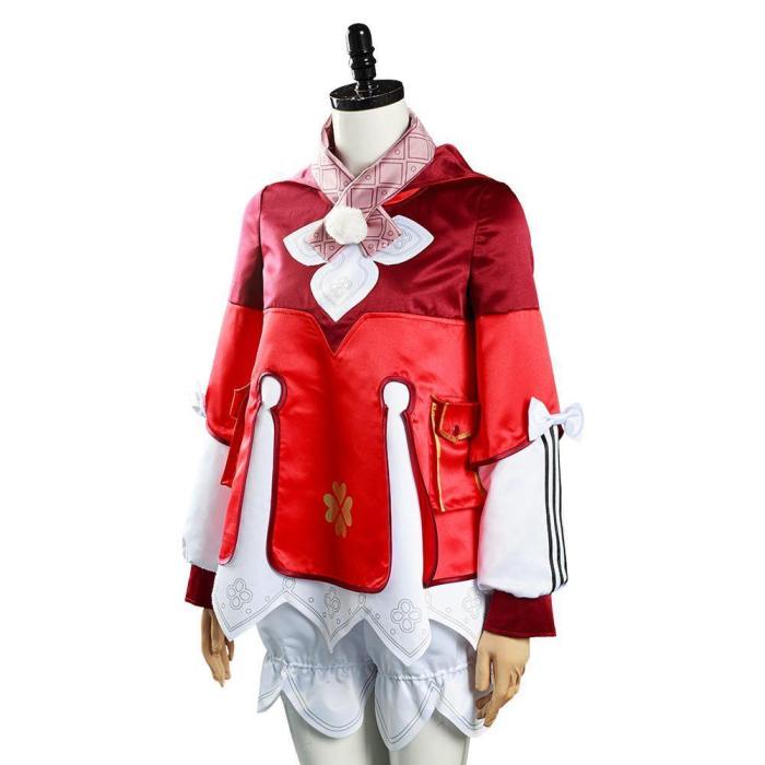 Game Genshin Impact - Klee Coat Hat Outfits Halloween Carnival Suit Cosplay Costume