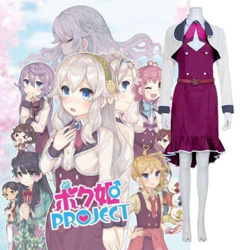 Anime Princess Project Cosplay Clothing Suits Coat Dress Full Sets Female Cos Halloween Women Accessories Clothing