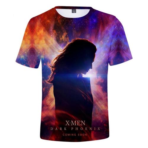 Cosplay Costume X-Men: Dark Phoenix T-Shirt Tops Men'S Women'S Jean Grey Shirts Tee For Adults Women Men Halloween Party
