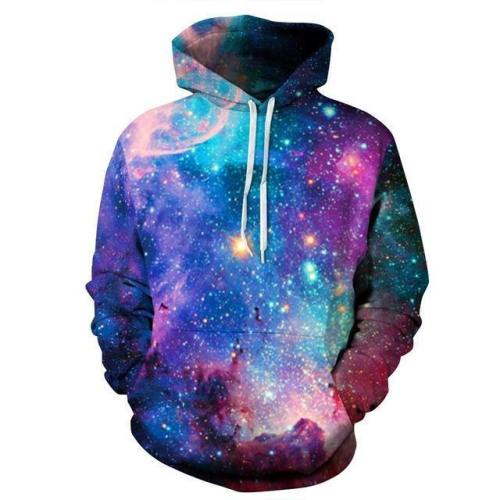 Galaxy Hoodie 3D Colorful Nebula Cool Hoodies - Space Hoodie Galaxy Hoodies