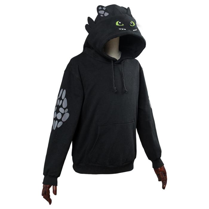 Unisex How To Train Your Dragon Toothless Cosplay Hoodie 3D Printed Sweatshirt Men Women Casual Pullover Streetwear