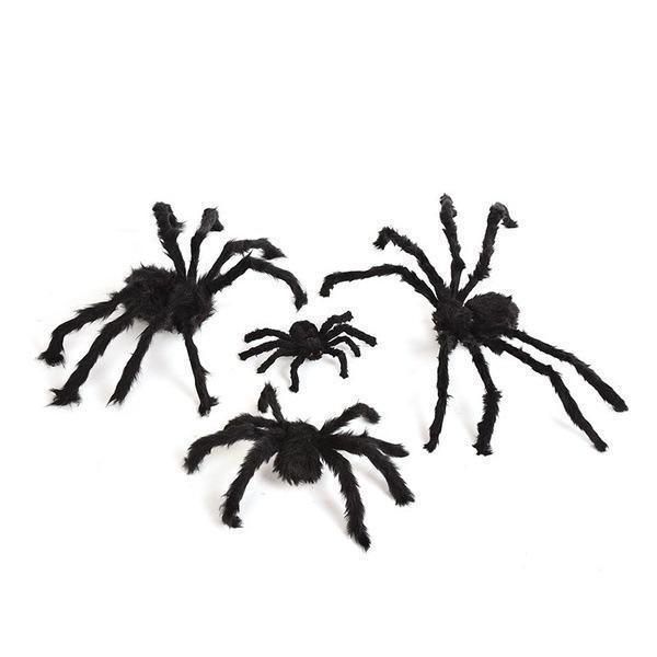 Black Spider Halloween Decoration Haunted House Prop Indoor Outdoor Giant Decor