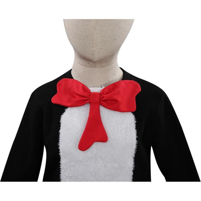 Dr. Seuss - The Cat In The Hat Onesies Kids Children Halloween Carnival Suit Cosplay Costume