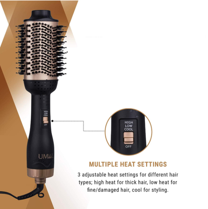 Gold Pro One-Step Hair Dryer Brush