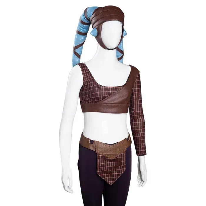 Star Wars Aayla Secura Halloween Carnival Suit Cosplay Costume