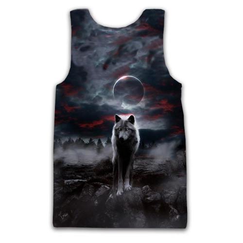 Lone Wolf 3D Tank Top