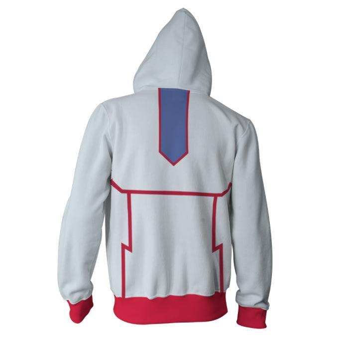 Yu-Gi-Oh! Anime Seto Kaiba White Cosplay Unisex 3D Printed Hoodie Sweatshirt Jacket With Zipper