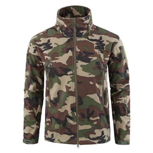 Manswears Camouflage Coat Outdoor Windbreaker