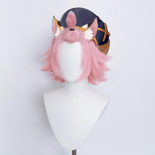 Genshin Impact Diona Heat Resistant Synthetic Hair Carnival Halloween Party Props Cosplay Wig