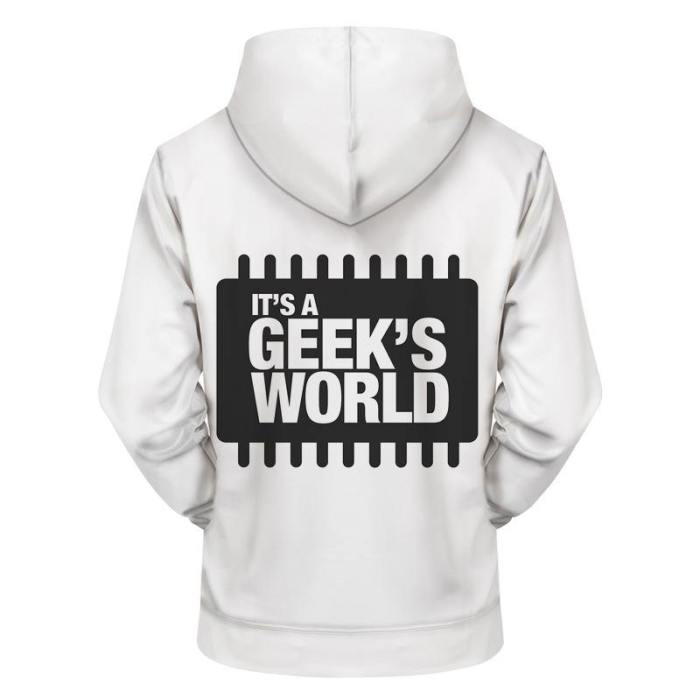 It'S A Geeks World 3D - Sweatshirt, Hoodie, Pullover