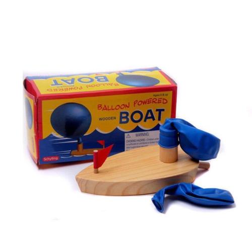 Kids Balloon Powered Boat Science Experiment