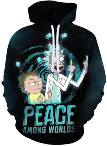 Rick And Morty Anime Unisex 3D Printed Hoodie Pullover Sweatshirt