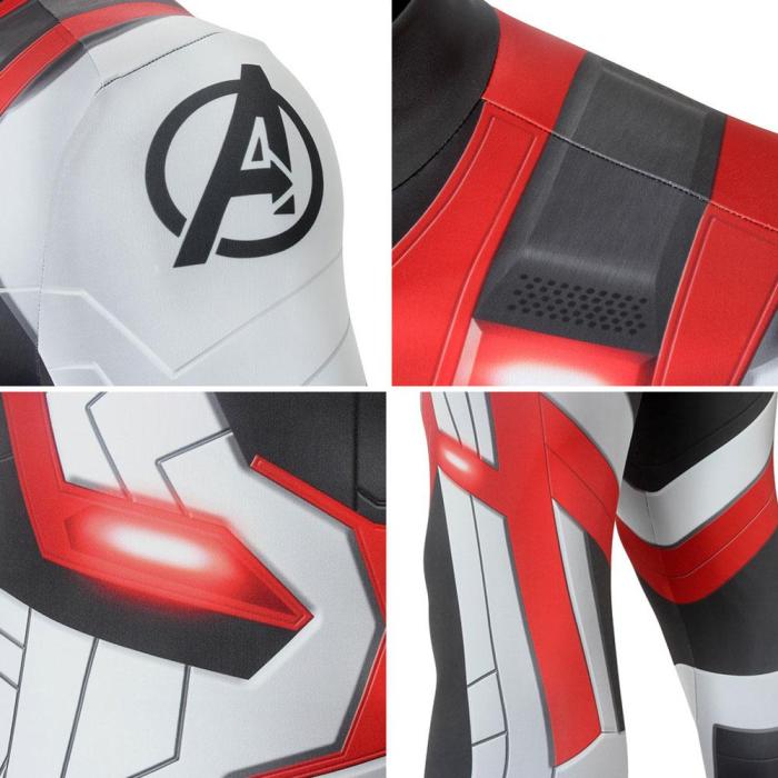 Quantum Realm Male Suits Avengers 4 :Endgame Jumpsuit Cosplay Costume -