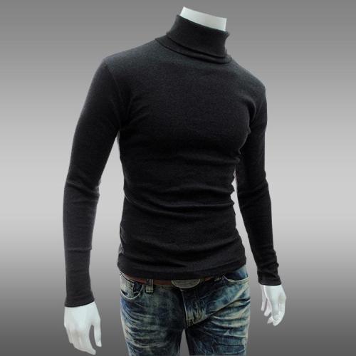 Men'S Winter Warm High Neck Pullover Jumper Sweater