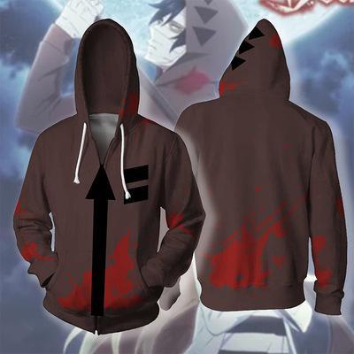 Angels Of Death Anime Tv Isaac Foster Zack Cosplay Unisex 3D Printed Hoodie Sweatshirt Jacket With Zipper