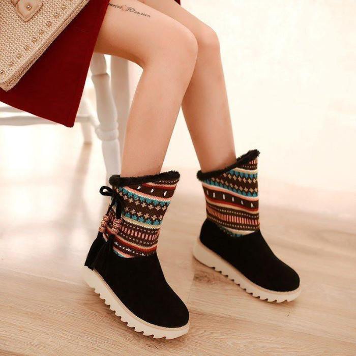 Stylish Lace Up Boots