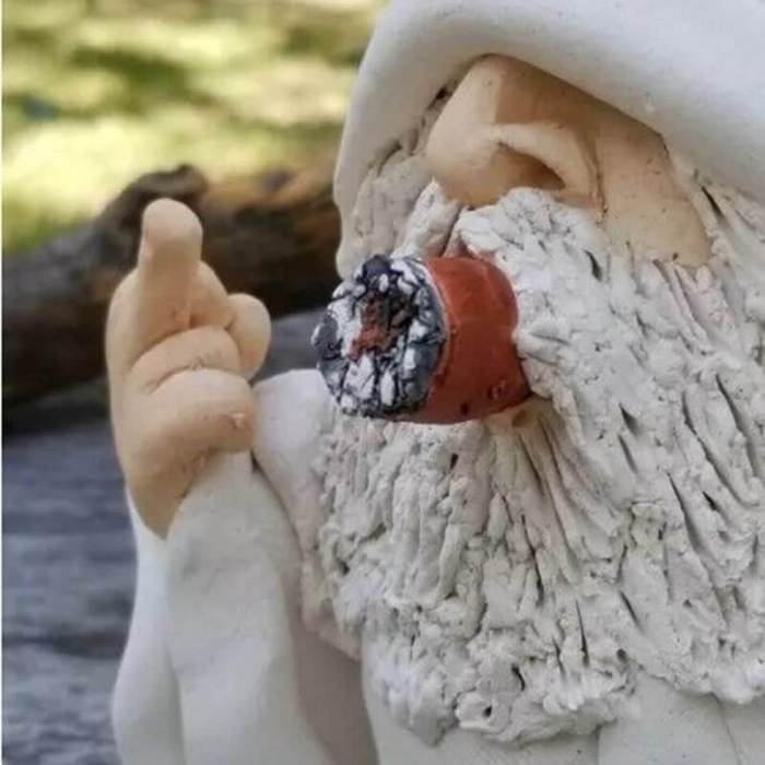 Garden Gnomes 3D Figurines Dwarf Santa Claus Resin Crafts Decorations