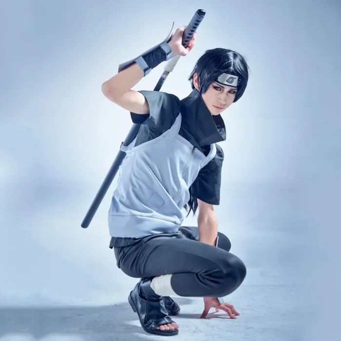 Anbu'S Itachi Uchiha From Naruto Halloween Cosplay Costume