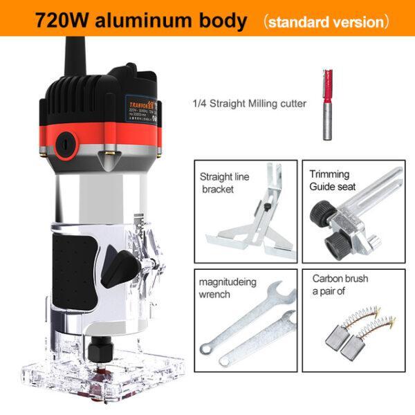 0Rpm Electric Hand Trimmer Router Wood Carving Machine