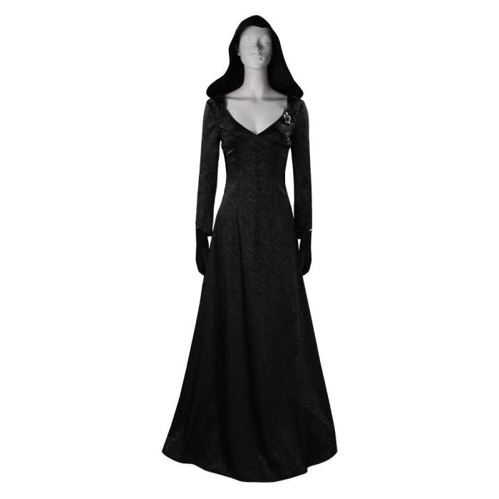 Resident Evil Village Witch Dress Outfits Halloween Carnival Suit Cosplay Costume