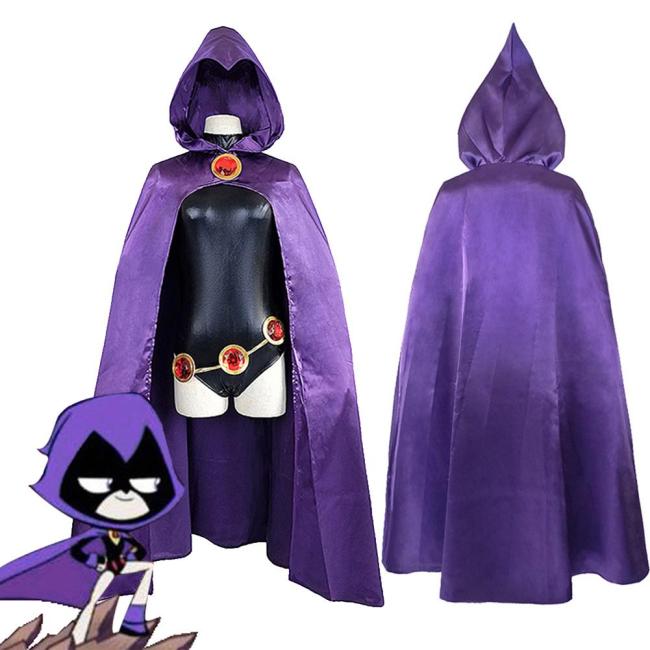 Teen Titans Raven Outfits Halloween Carnival Suit Cosplay Costume