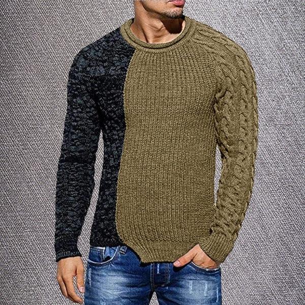 Men'S Fashion Knitting Sweater Low Round Neck  Ariivals