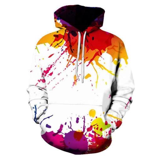 Watercolor Ink Splash 3D Sweatshirt, Hoodie, Pullover
