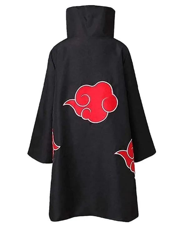 Aoibox Déguisement Halloween Cosplay Anime Akatsuki Robe Longue