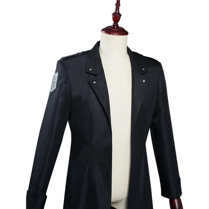 Attack On Titan Levi·Ackerman Coat Halloween Carnival Suit Cosplay Costume